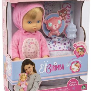Birimba Dolce Nanna 35 cm, Orsacchiotto e Altri Accessori per la Nanna - Grandi Giochi BRB05000
