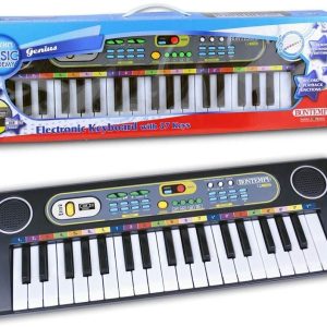 Bontempi- Tastiera 37 Tasti, Multicolore, 54.6 x 5.1 x 17 cm, 12 3780