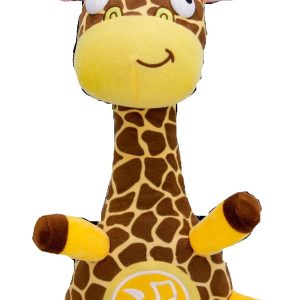 MY FIRST CLUB PETZ Georgina La Giraffa, Divertente e Morbido Peluche che Canta, Balla e Risponde ai Suoni, 906884 IMC TOYS