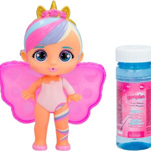 BLOOPIES Magic Bubbles Cristine, Bambola fatina che spruzza acqua e fa bolle magiche con le sue ali, IMC Toys 87835