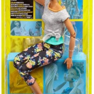 Barbie snodata con 22 punti di snodo e Abiti da Yoga di Mattel FTG83
