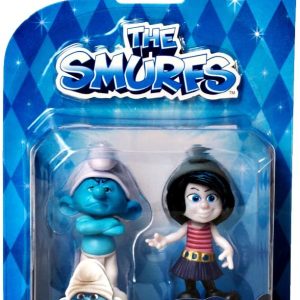 I PUFFI - Coppia Personaggi, Brontolone e Pestifera  6,5 CM Giochi Preziosi GPZ53965