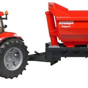 Bruder 03099 - Trattore Case Ih Puma 230 Cvx con rimorchio Krampe - scala 1/16