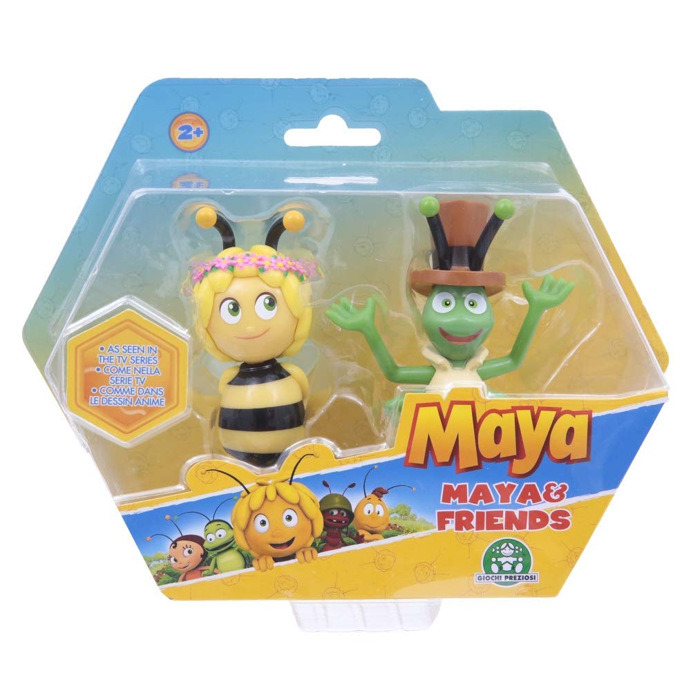 Ape Maia - Coppia di Personaggi Maia con Coroncina e Grillo Flip di Giochi Preziosi MAH05000