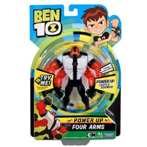 Ben 10 Personaggio con Luci e Suoni, 16 cm, Four Arms di Giochi Preziosi  BEN01000