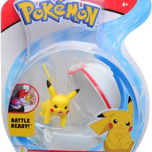 Pokemon Clip'n Go con Personaggio Pikachu & Poke Ball Giochi Preziosi PKE49000