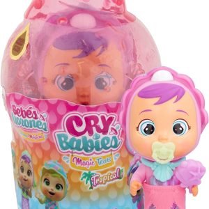 Cry Babies Magic Tears Tropical Shiny Shells Coraline, Piange Lacrime Schiumose, IMC Toys 910324