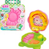 CRY BABIES Little Changers Sunny , Capsula collezionabile a forma di fiore che include una mini Doll, 905528 IMC TOYS