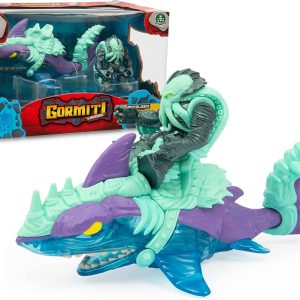 Gormiti Legends,Gormiti I leggendari, Elemental Beast Megalodox e Poivrons, GRL02000 Giochi Preziosi