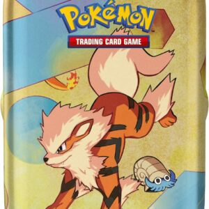 Pokémon Mini Tin Scarlatto e Violetto-151, Miniscatola da collezione del GCC Arcanine in italiano