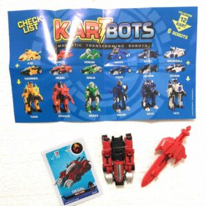 TOYSMANIA Kart Bots Kartbots Kar Tbots Trasforming Robots (Kartbots Regal) L'ORIGINALE