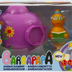 Barbapapà, Casetta di Barbottina con Dipinto Floreale Esterno Porta/Finestra Apribile, Decorata all'Interno con Stikers, Giochi Preziosi BAP42000