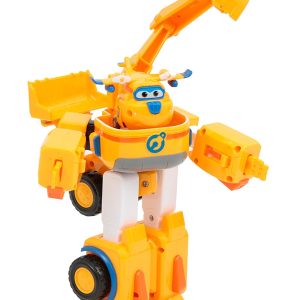 Super Wings Veicolo Robot Trasformabile, Personaggio Donnie di Giochi Preziosi UPW81000