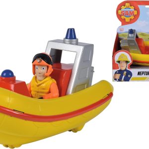 Sam Il Pompiere - Sam il pompiere scialuppa di salvataggio Neptune, personaggio di Elvis incluso, Simba 109252584038