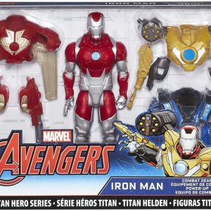 Avengers - Iron Man Titan Hero 30 cm con 3 armature a tema, Hasbro B9961
