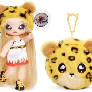 Na! Na! Na! Surprise 2-in-1 Fashion Doll And Plush Purse Series 3 – Jennel Jaguar( fiamma ) Giochi Preziosi NAA08000