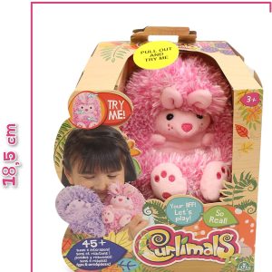 Giochi Prezios Curlimals Gomitolini Bibi la Coniglietta Interattiva con Morbida Pelliccia Colorata