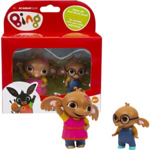 Bing Set 2 Mini Personaggi,Sula e Nicky, BNG10M01 Giochi Preziosi