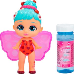 BLOOPIES Magic Bubbles Valeria, Bambola fatina che spruzza acqua e fa bolle magiche con le sue ali, IMC Toys 87842