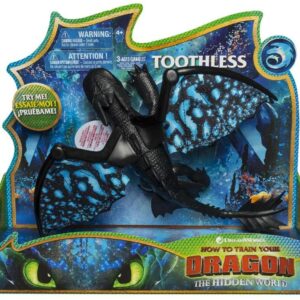 Dragons, Dragon Drago Sdentato Deluxe con Luci Ed Effetti Sonori, Spin Master 6045090