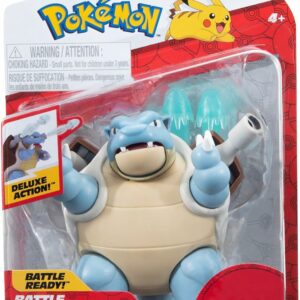 COLLEZIONE POKEMON BLASTOISE BATTLE FIGURE - Figura da battaglia Blastoise da 10 cm con funzione, PK030400