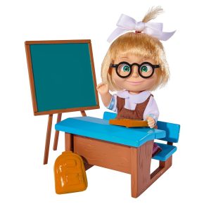 Masha e Orso - Masha a Scuola, 12 cm