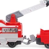 Mighty Express Trenino a spinta Red con vagone Merci, Spin Master 6060197