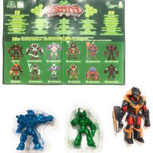 Gormiti Mistery Box Edizione Speciale 12 : Ultra Koga 8 cm + Ultra Lord Electrion e Ultra Akilos 4-5cm Colori Speciali