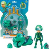 Petronix - Motocicletta  Con Personaggio Tim Articolato Da 7 Cm E Zaino Removibile PET00000