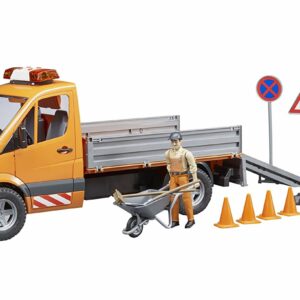 Bruder  Mercedes Benz Sprinter comunale, con autista e accessori COD. 2537