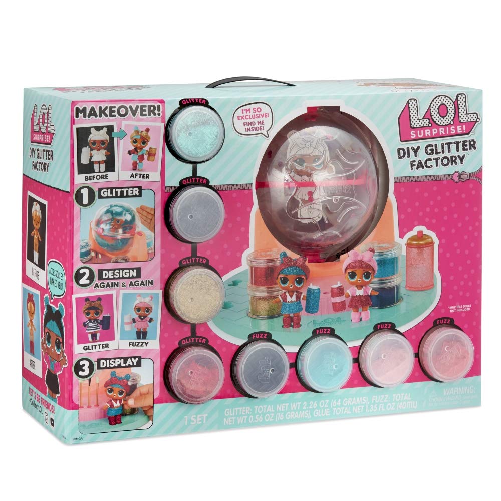 LOL Glitter Station Playset che Permette di Cambiare Stile alla tua LOL di Giochi Preziosi