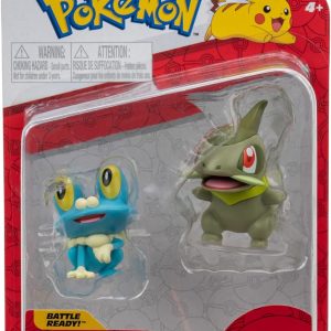 Pokemon, Personaggi 5 cm Froakie e Axew da Collezione, PK010400
