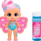 BLOOPIES Magic Bubbles Diana, Bambola fatina che spruzza acqua e fa bolle magiche con le sue ali, IMC Toys 87859