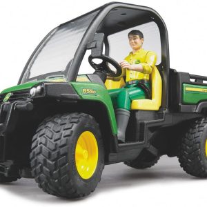 Bruder 02490 - John Deere Gator 855D con figura omino - scala 1/16
