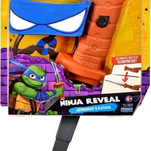 Ninja Reveal Roleplay, arma Katana da combattimento di Leonardo, Giochi Preziosi TU806000