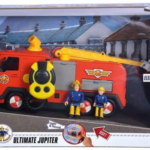 Sam il Pompiere Camion Deluxe Jupiter con 2 Personaggi Sam e Penny , Simba 109251085038