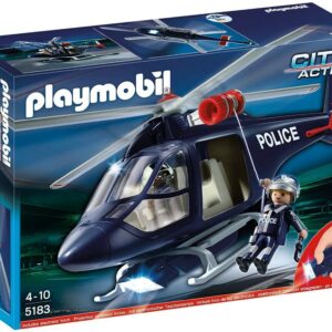 Playmobil 5183 - Polizia  City Action Elicottero con Luce