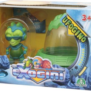 NUOVI Exogini UFOgini - Green UFO + Green Exogini (Inviato da UK) Playset Ufogino e Exogino Esclusivo Bad Max