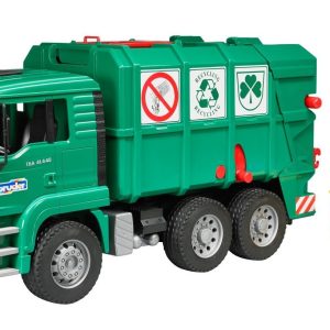 Camion Trasporto Rifiuti Man Tga Verde 02753