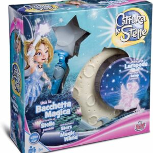 Bacchetta magica Cattura Le Stelle sul soffitto e Lampada Notturna, GG01314 Grandi Giochi