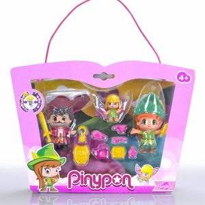 Famosa 700012738 - Pinypon Peter Pan/Uncino/Trilli Personaggi