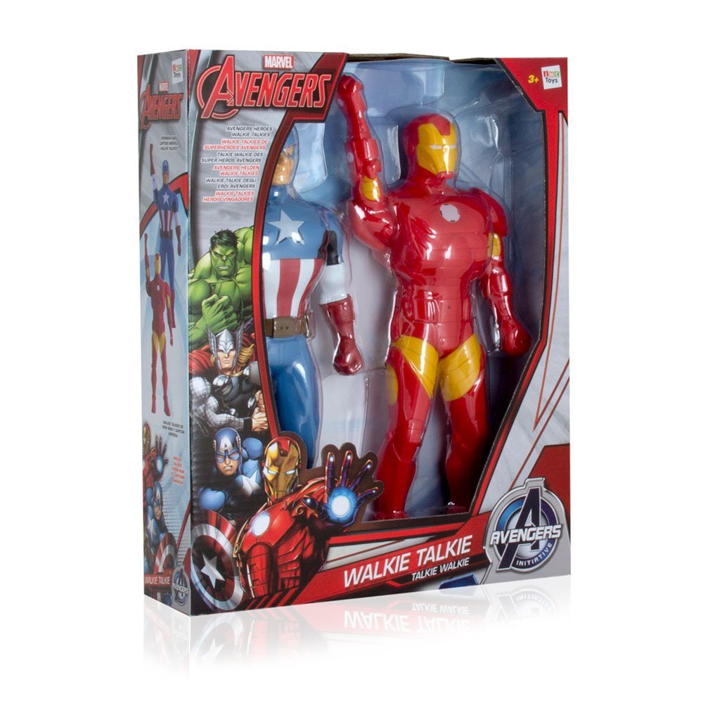 IMC Toys 390133AV1 - Gioco Avengers Walkie Talkie Figure Iron Man e Capitan America