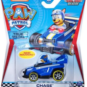 Spin Master Paw Patrol Chase Ready Race Die Cast in Metallo