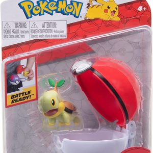 COLLEZIONE POKEMON CLIP ' N ' GO Turtwig Figure 4/5 cm e Poké Ball, PK160200