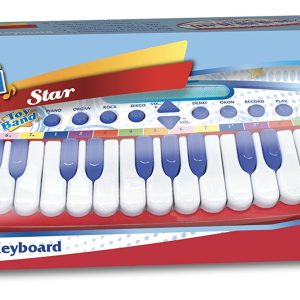 Bontempi Tastiera da Tavolo 31 Tasti con Effetti Luminosi, 12 3109