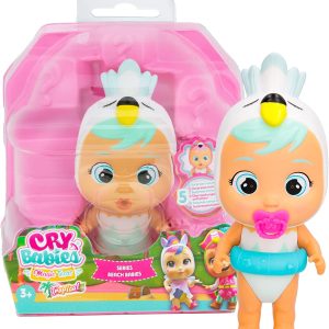 Cry Babies Magic Tears Tropical Beach Babies Sidney, Piange Lacrime Vere, IMC Toys 910379