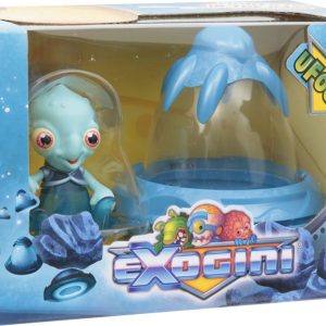 NUOVI  Exogini UFOgino - Blue UFO + Blue Exogini (Inviato da UK) Playset Ufogino e Exogino Esclusivo Octopot