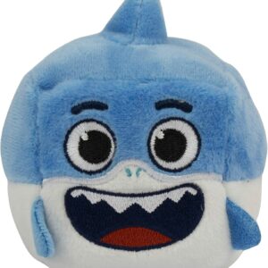 Baby Shark's big show - Daddy Shark cubo sonoro in peluche da premere per ascoltare l'allegra suoneria,Giochi Preziosi BAH14000