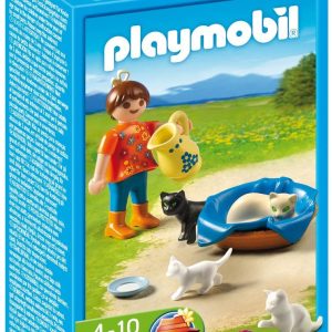 Playmobil 5126 - Bambina con gattini