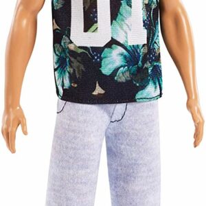 Ken Fashionistas con Maglietta Game, Barbie Mattel FXL63